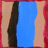 vertical bands crimson frame